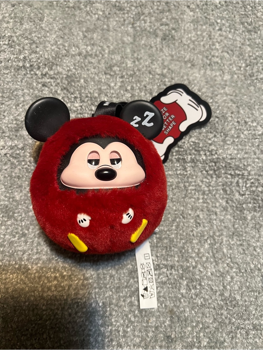 Mouse Plush Character Keychain Miniso
